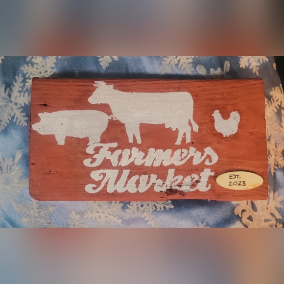 Personalized (Est. 2023) Farmer's Market Primitive Kitchen Decor - Picture 2 of 10